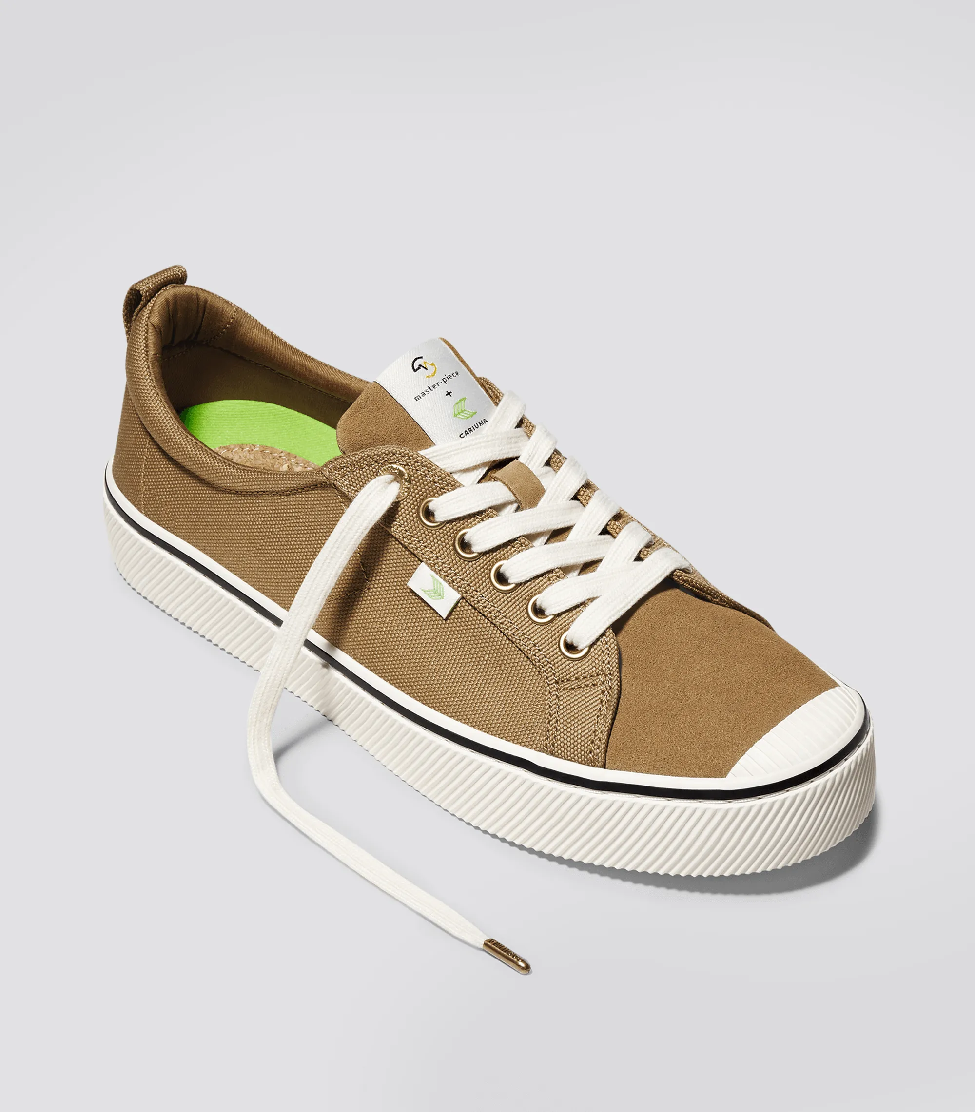 OCA Low master-piece Camel Cordura and Suede Sneaker Men sold by Cariuma product image thumbnail 2