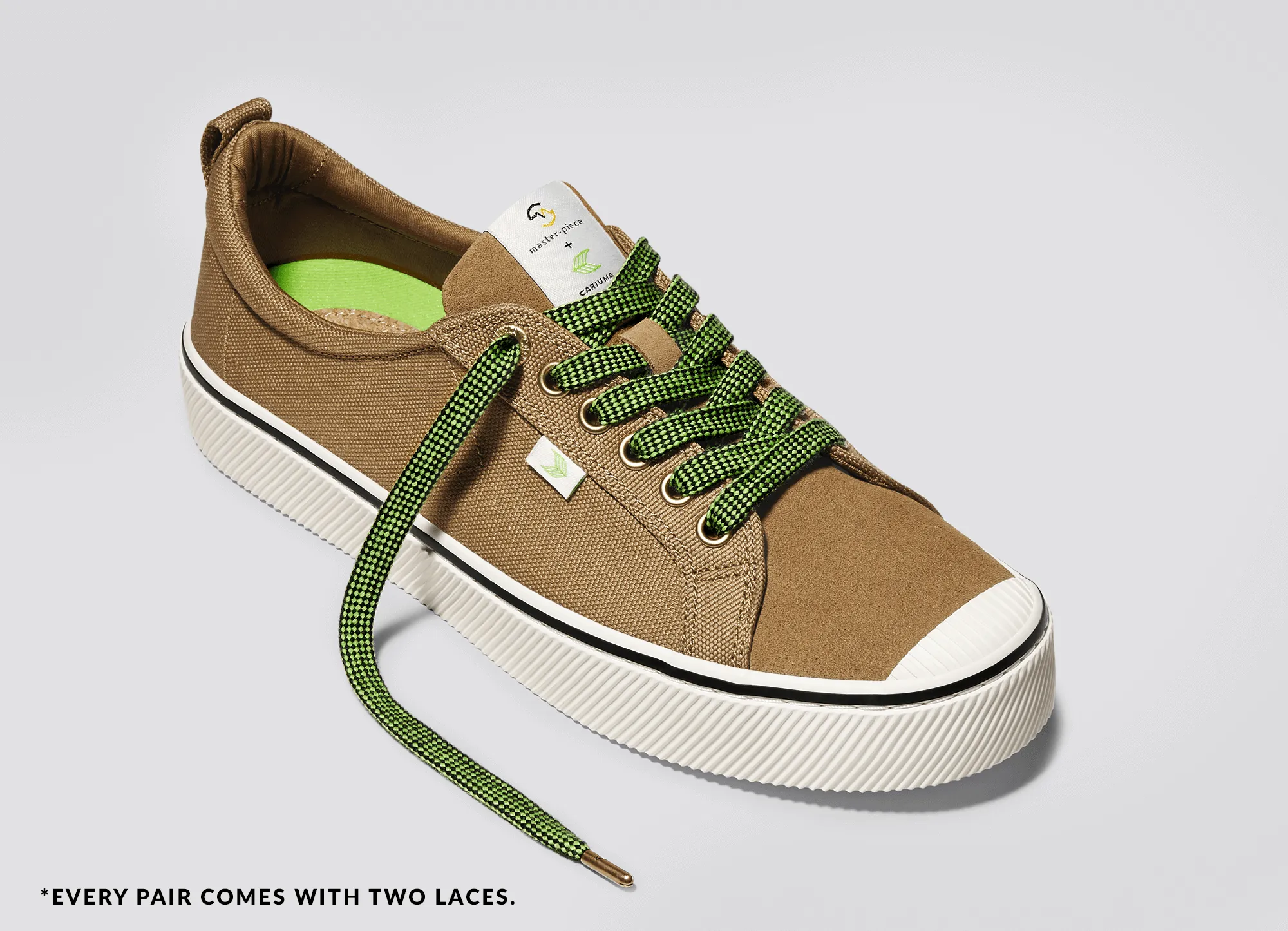 OCA Low master-piece Camel Cordura and Suede Sneaker Men sold by Cariuma product image thumbnail 5