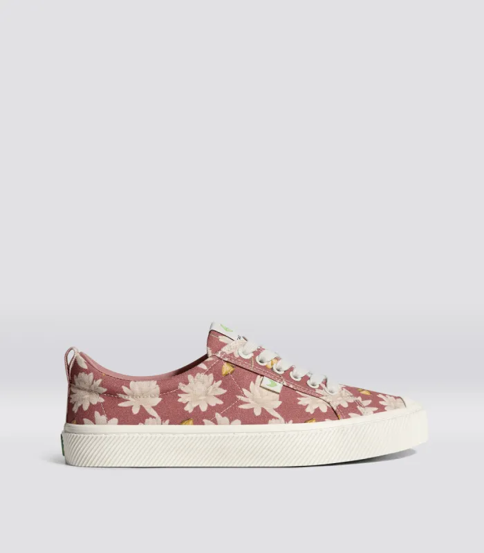 OCA Low Withered Rose Canvas Giant Lilies Sneaker Men sold by Cariuma