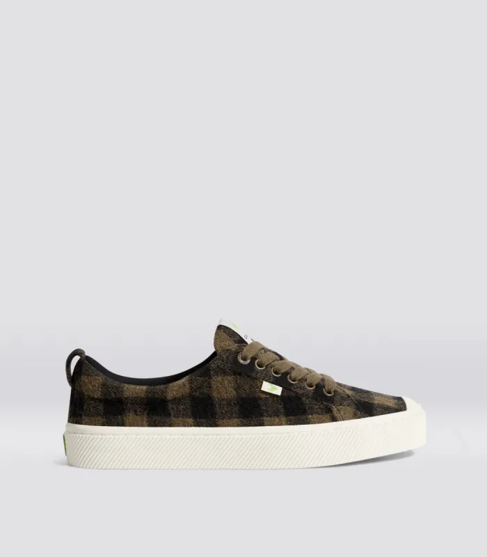 OCA Low Brown Plaid Sneaker Women sold by Cariuma