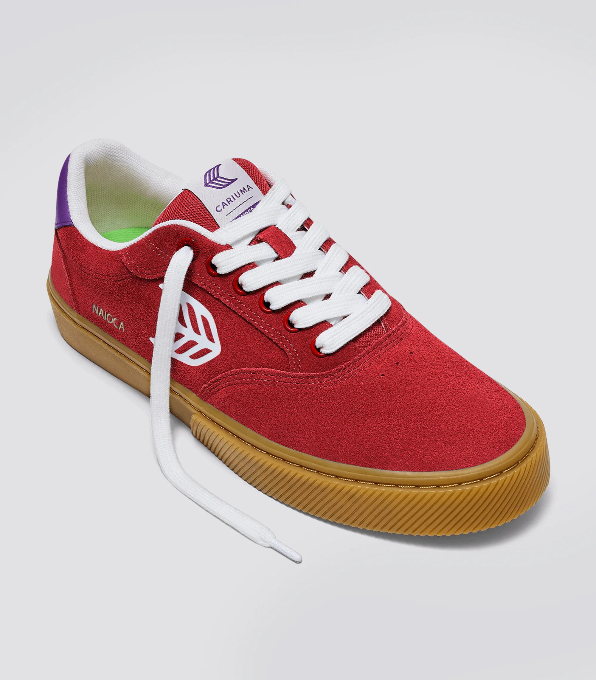 NAIOCA Gum Samba Red Ivory Logo Purple Sneaker Women sold by Cariuma product image thumbnail 2