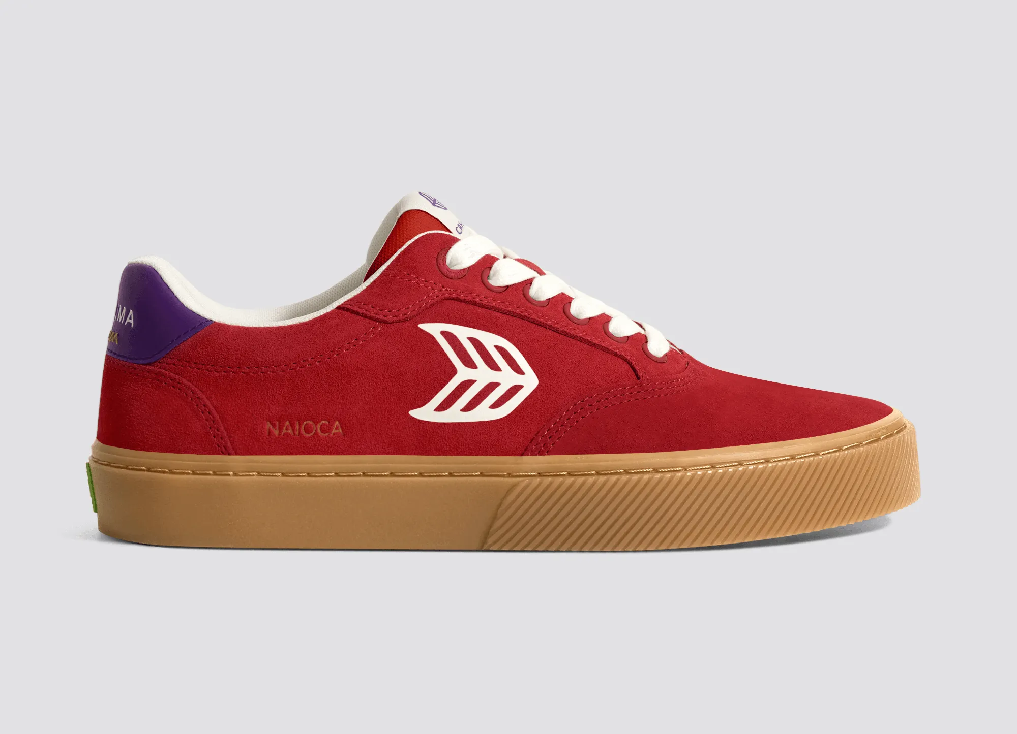 NAIOCA Gum Samba Red Ivory Logo Purple Sneaker Women sold by Cariuma product image thumbnail 3
