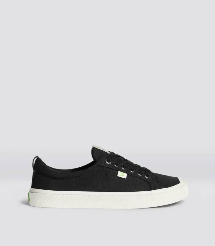 CUSTOM OCA Low Black Canvas Sneaker Women sold by Cariuma