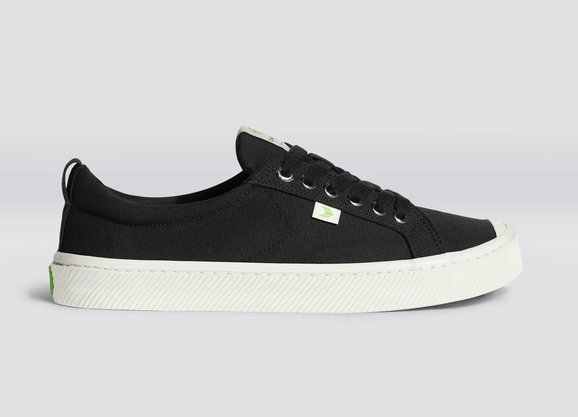 CUSTOM OCA Low Black Canvas Sneaker Women sold by Cariuma product image thumbnail 4