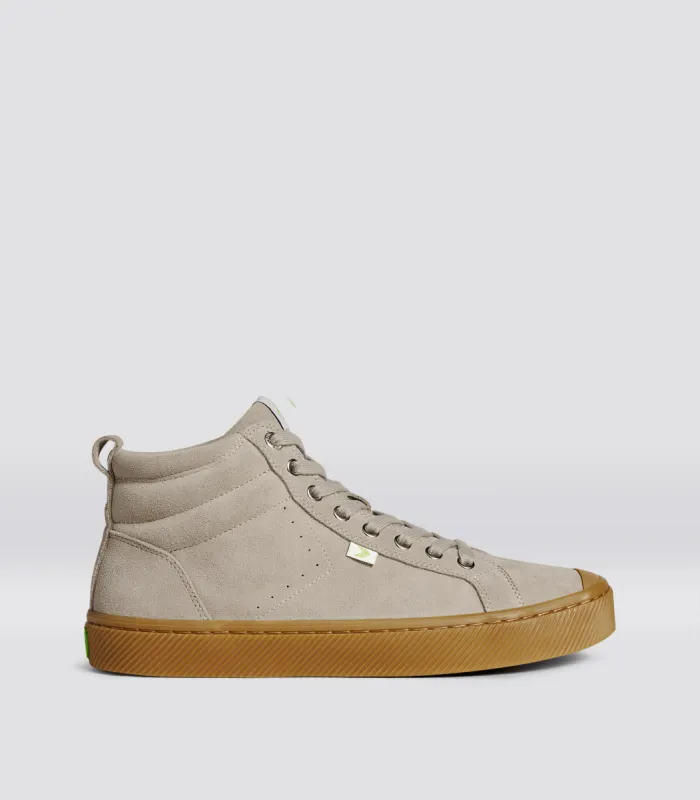 OCA High Gum Cloud Grey Suede Sneaker Women sold by Cariuma