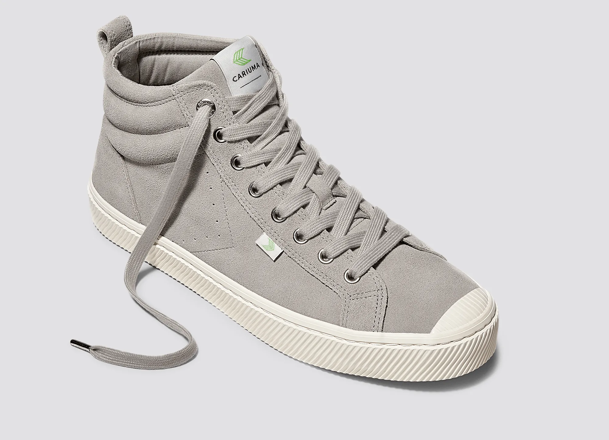 OCA High Cloud Grey Suede Sneaker Men sold by Cariuma product image thumbnail 4