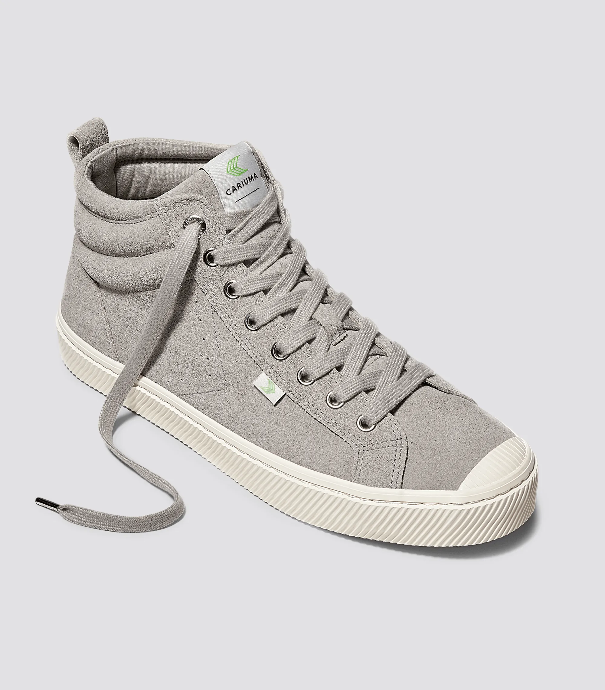 OCA High Cloud Grey Suede Sneaker Men sold by Cariuma product image thumbnail 2