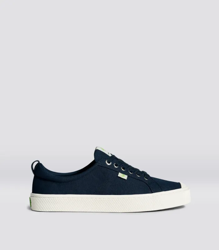 OCA Low Navy Canvas Sneaker Men sold by Cariuma