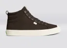 OCA High Dark Brown Suede Sneaker Men sold by Cariuma
