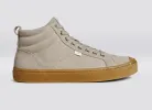 OCA High Gum Cloud Grey Suede Sneaker Men sold by Cariuma