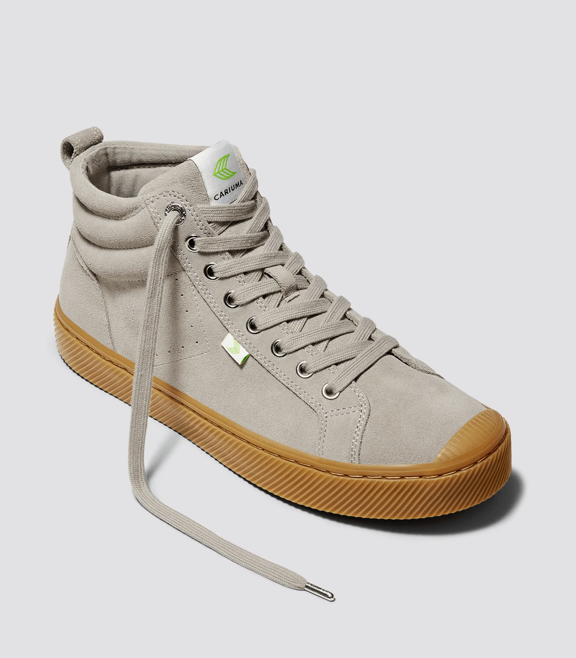OCA High Gum Cloud Grey Suede Sneaker Men sold by Cariuma product image thumbnail 2
