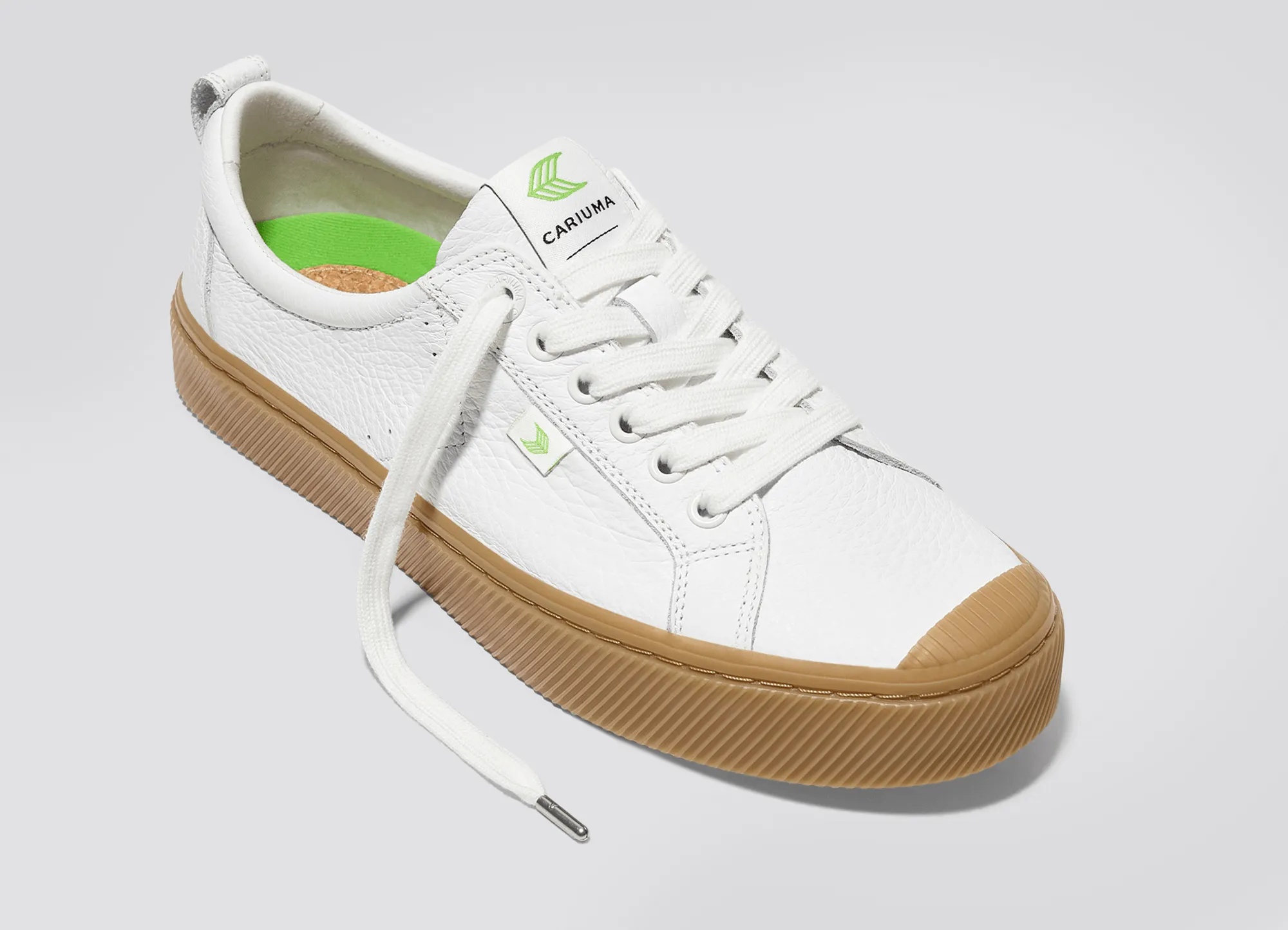 OCA Low Gum White Premium Leather Sneaker Men sold by Cariuma product image thumbnail 4
