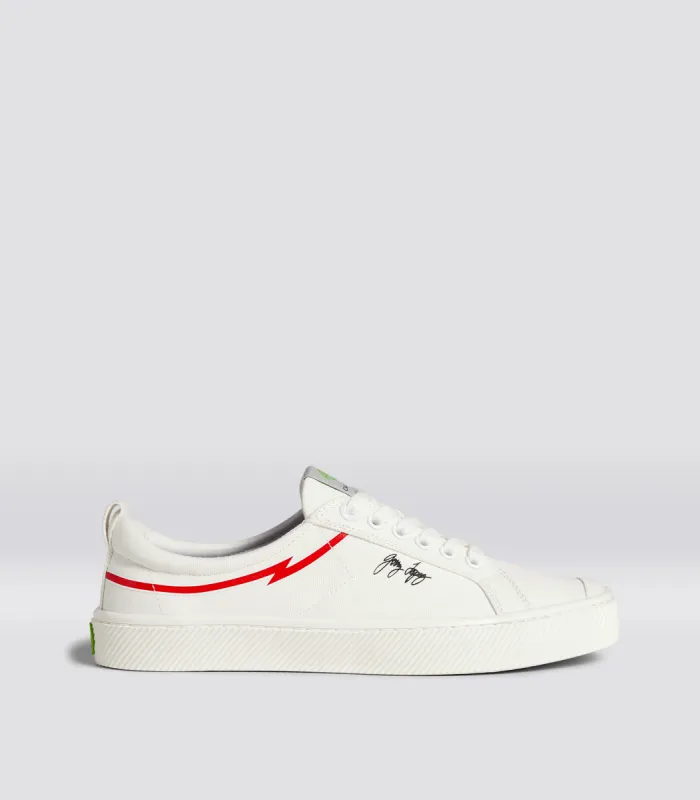 OCA Low Gerry Lopez Off-White Canvas Sneaker Men made by Cariuma