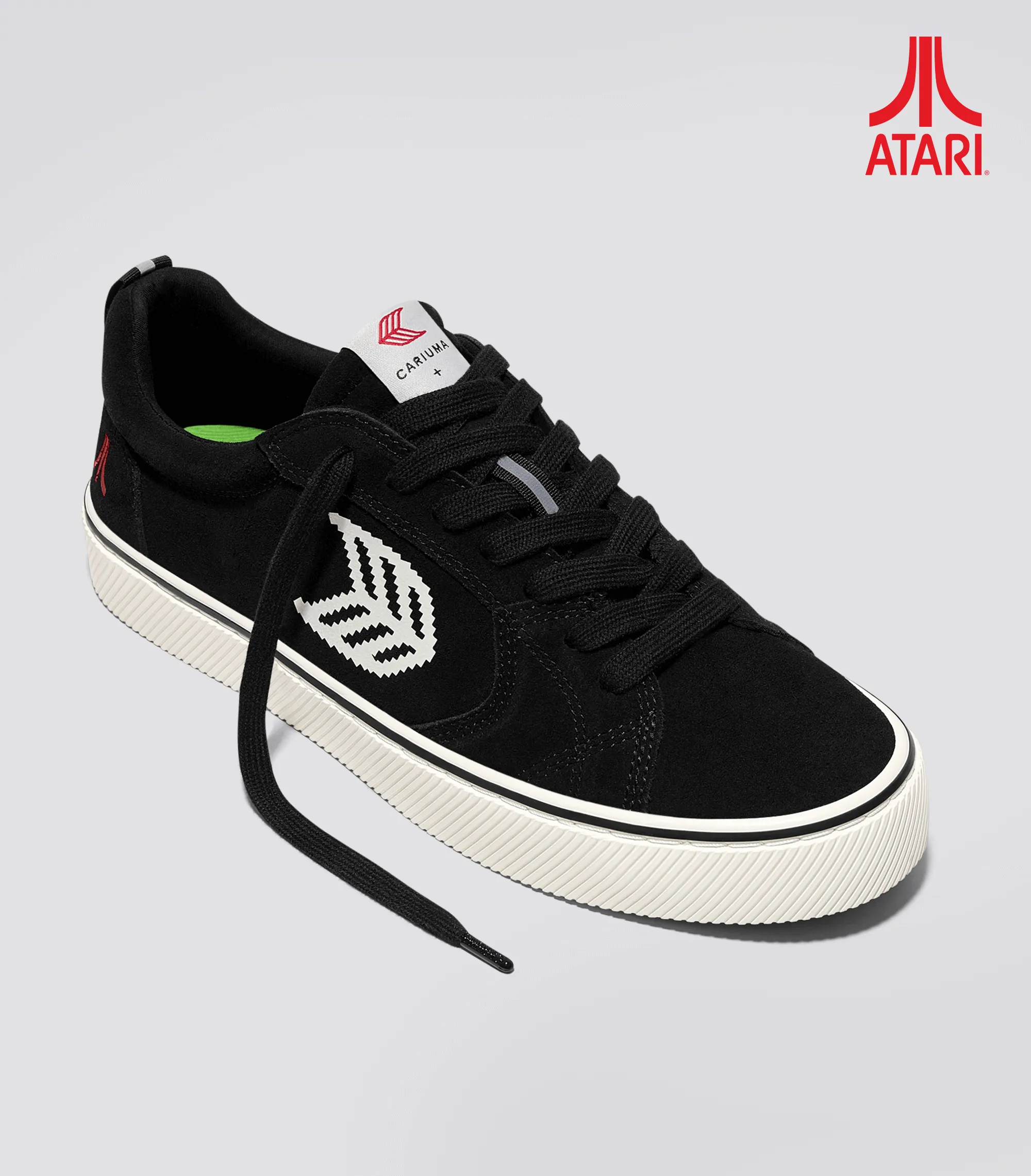 ATARI CATIBA PRO Black Suede Ivory Logo Sneaker Men sold by Cariuma product image thumbnail 2