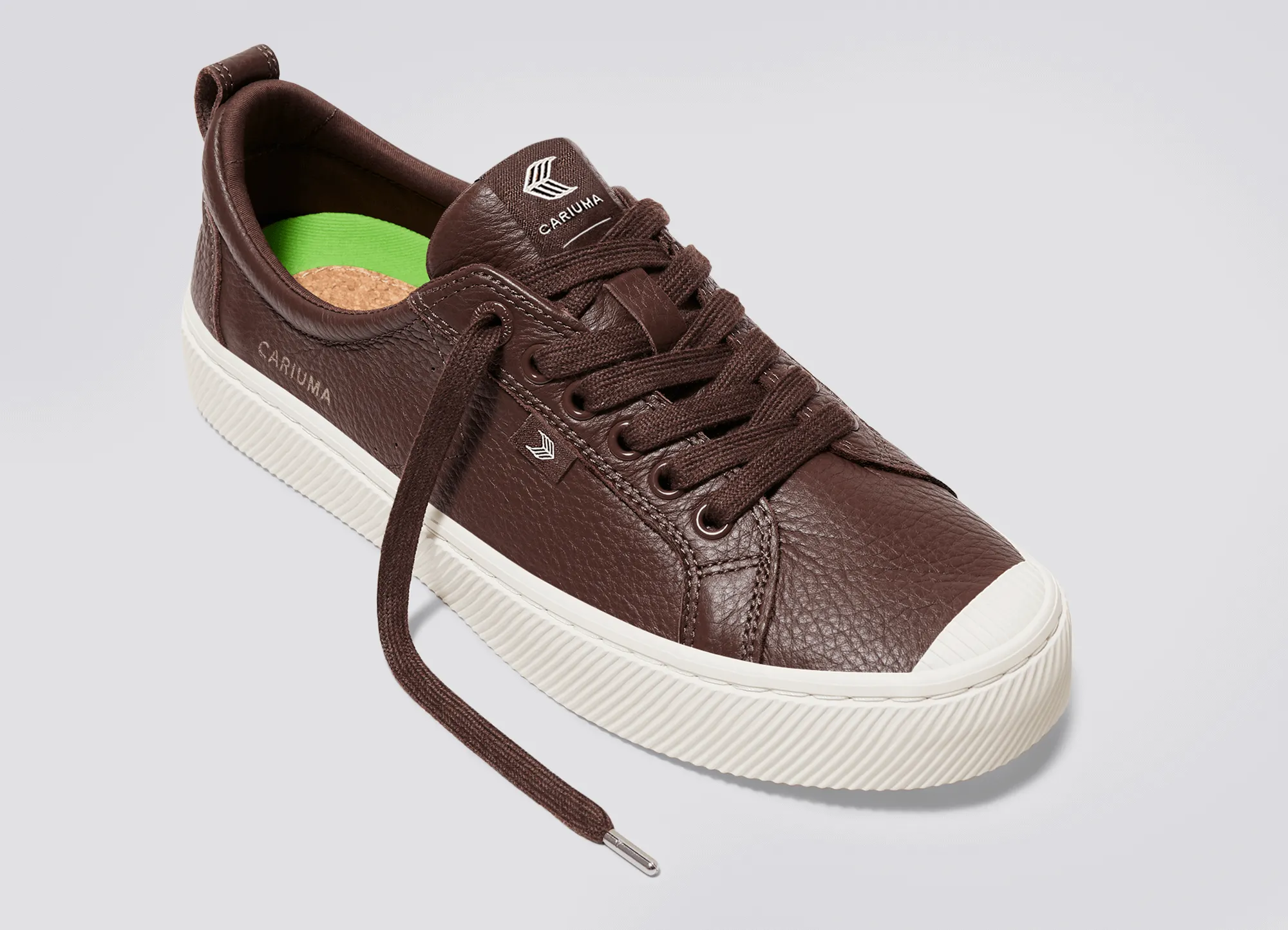 OCA Low Brown Premium Leather Sneaker Women sold by Cariuma product image thumbnail 4