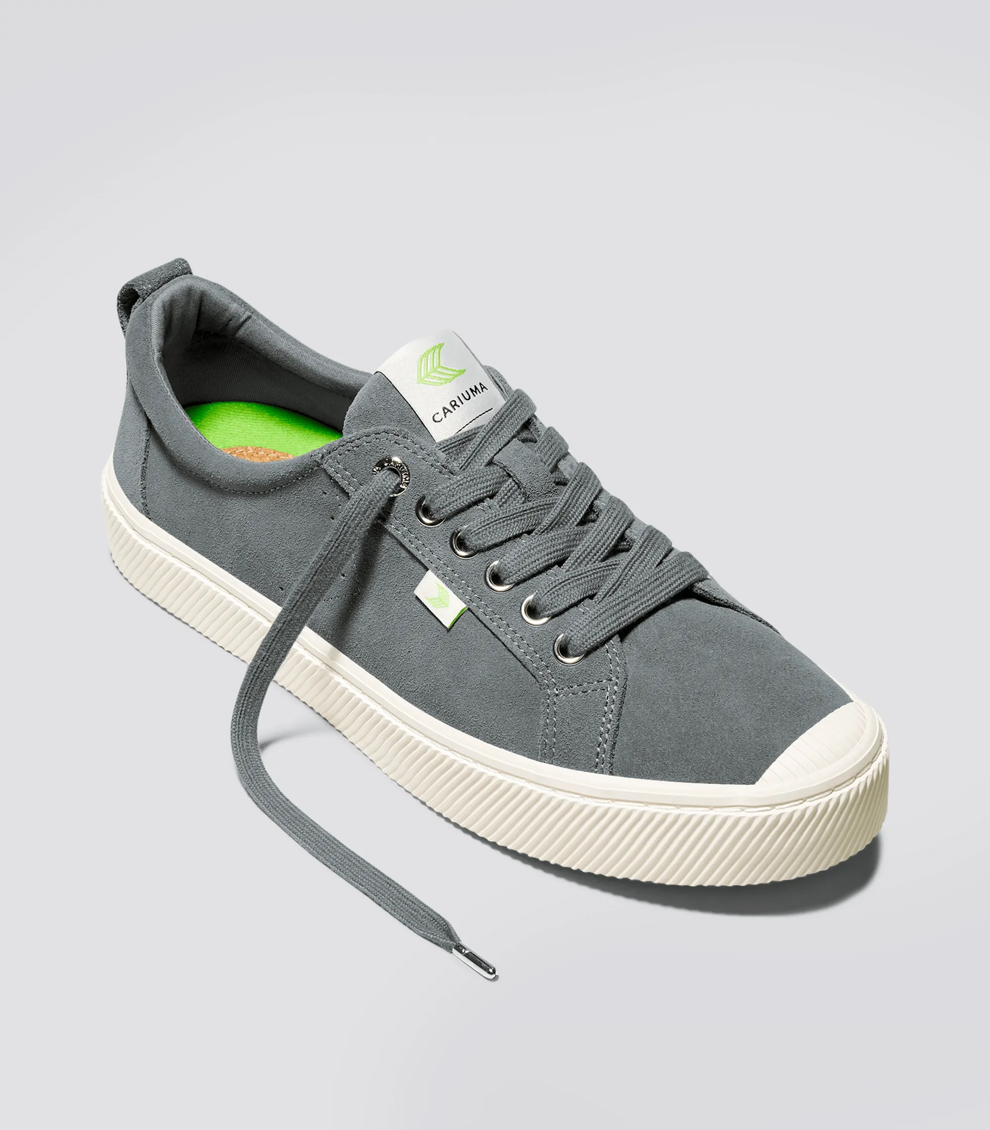 OCA Low Charcoal Grey Suede Sneaker Men sold by Cariuma product image thumbnail 2