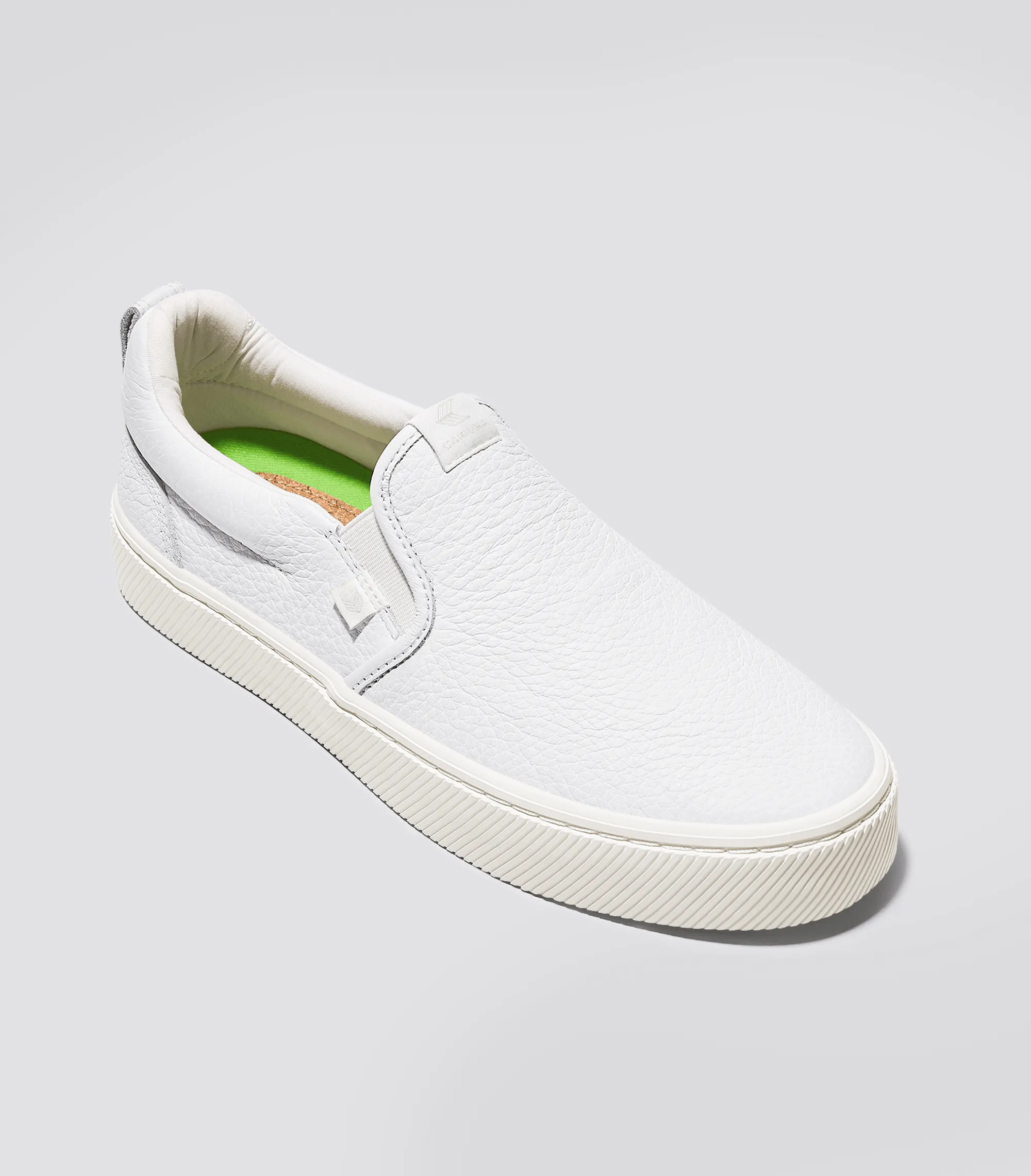 SLIP-ON White Premium Leather Sneaker Men sold by Cariuma product image thumbnail 2