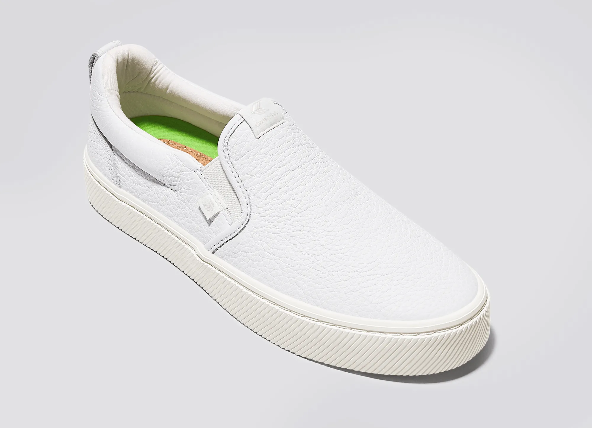 SLIP-ON White Premium Leather Sneaker Men sold by Cariuma product image thumbnail 4