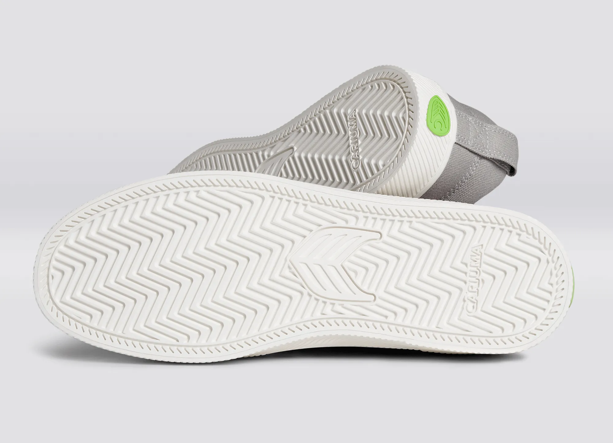SLIP ON Light Grey Canvas Off-White Logo Sneaker Women sold by Cariuma product image thumbnail 5