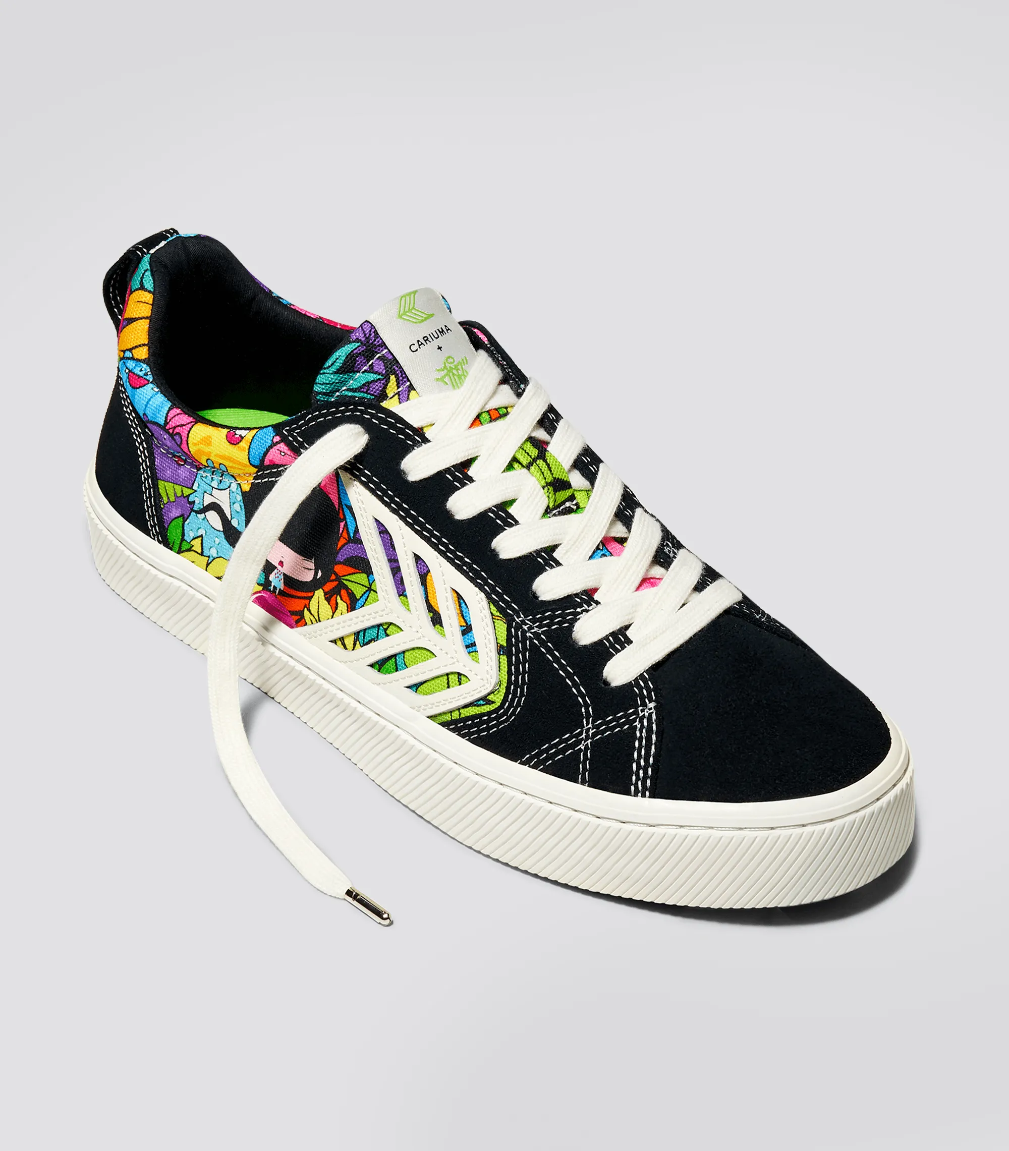 CATIBA PRO Low Black Suede Toz Canvas Sneaker Women sold by Cariuma product image thumbnail 2