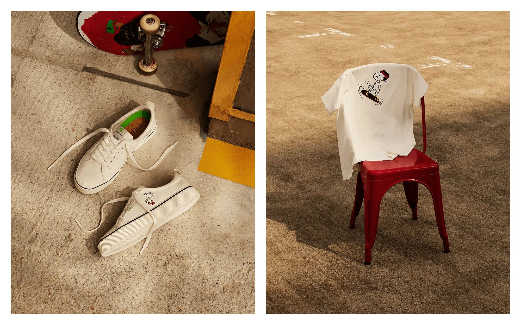 PEANUTS T-Shirt Black Charlie Brown Skate sold by Cariuma product image thumbnail 5