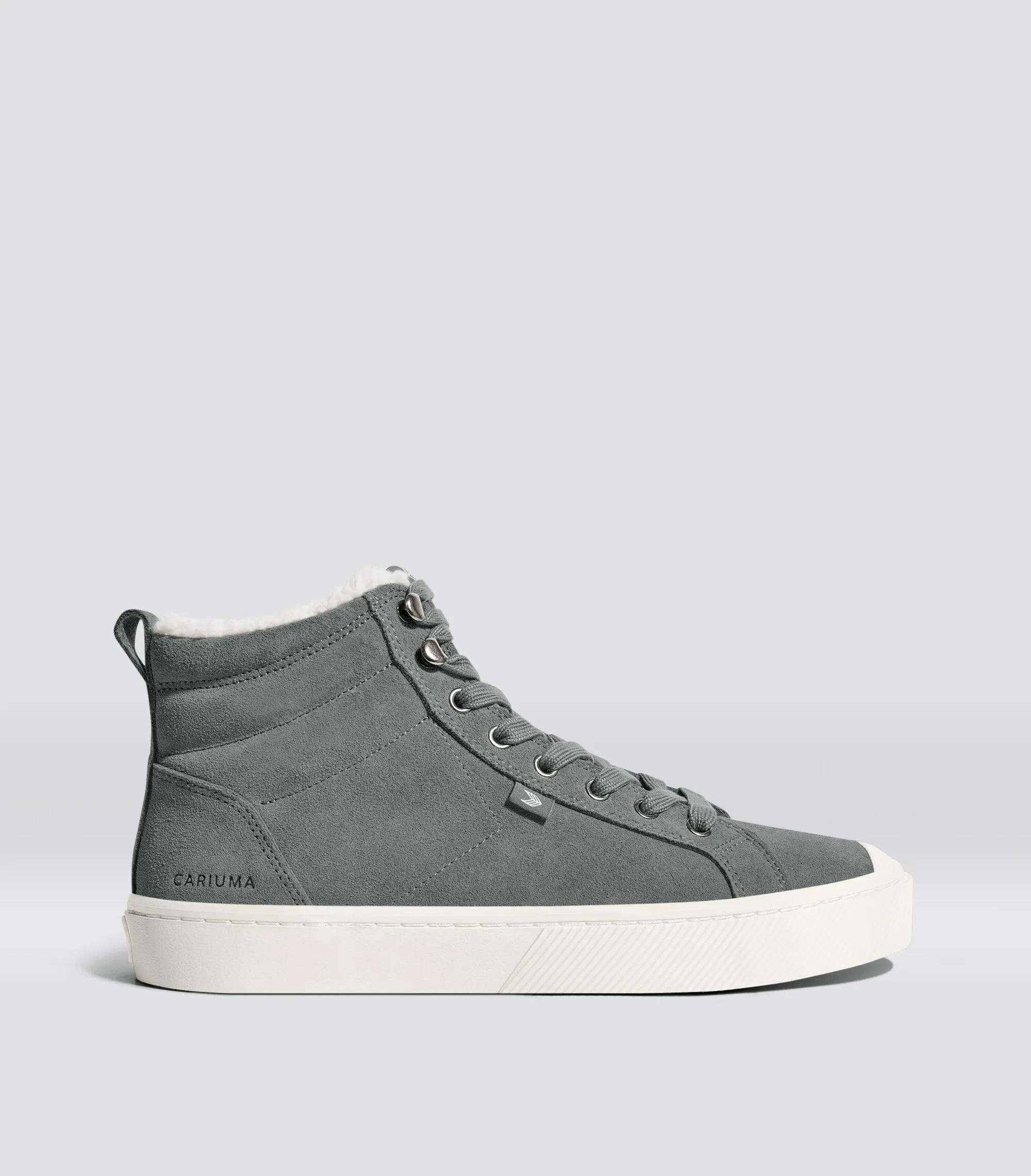 OCA Therma High Hooks Charcoal Grey Suede Boot Men sold by Cariuma