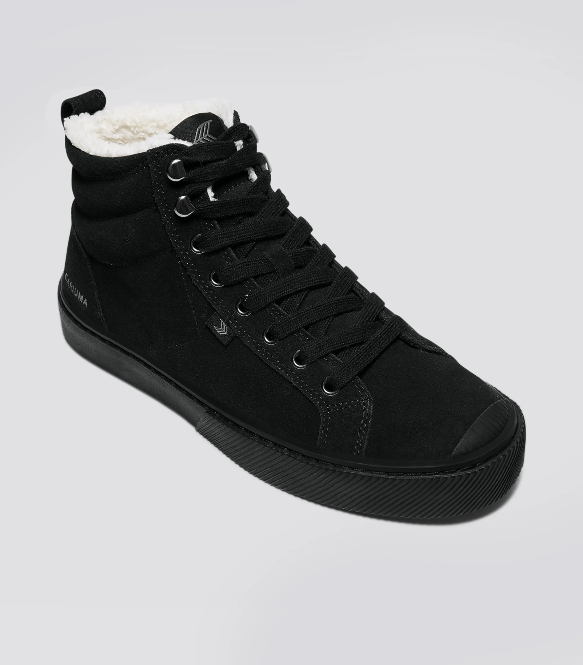 OCA Therma High Hooks All Black Suede Boot Men sold by Cariuma product image thumbnail 2