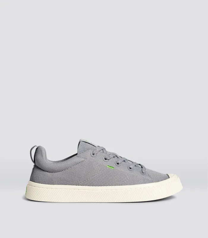 IBI Low Light Grey Knit Sneaker Men made by Cariuma
