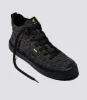 IBI High Stone Black Knit Sneaker Women sold by Cariuma