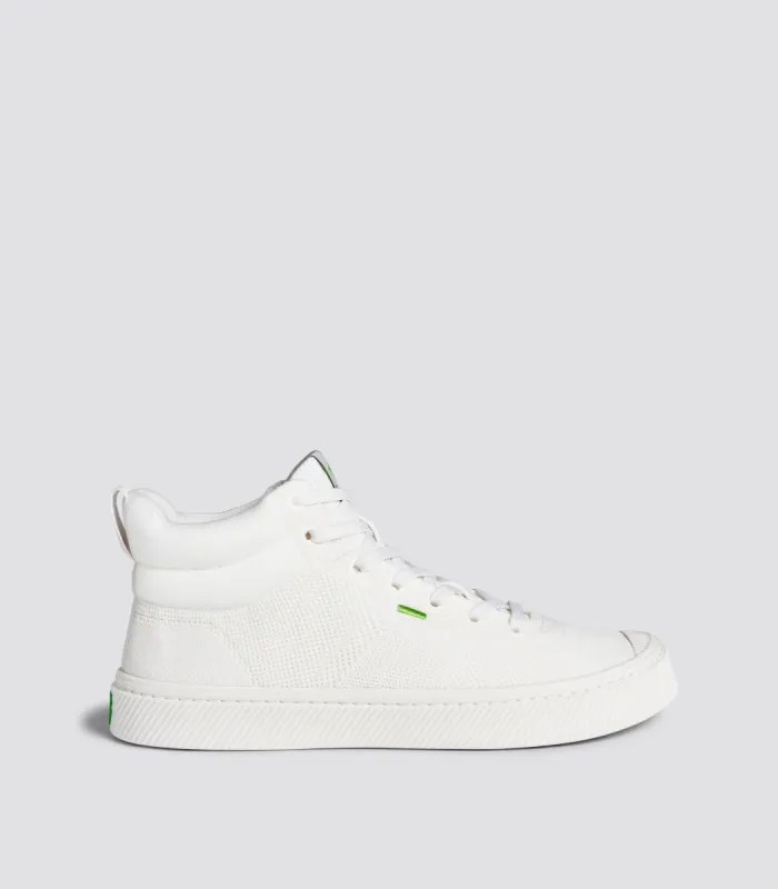 IBI High Off White Knit Sneaker Men made by Cariuma