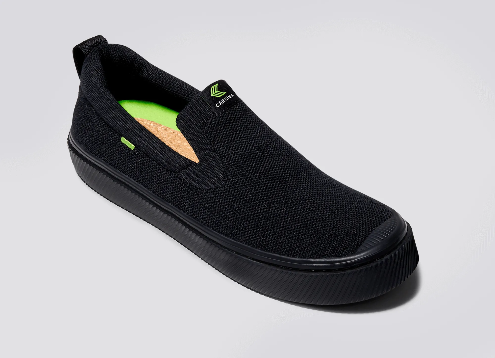 IBI SLIP-ON All Black Knit Sneaker Women sold by Cariuma product image thumbnail 4