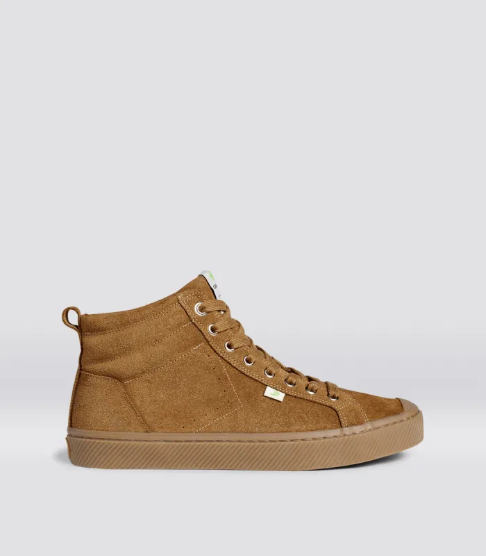 OCA High All Camel Suede Sneaker Men sold by Cariuma