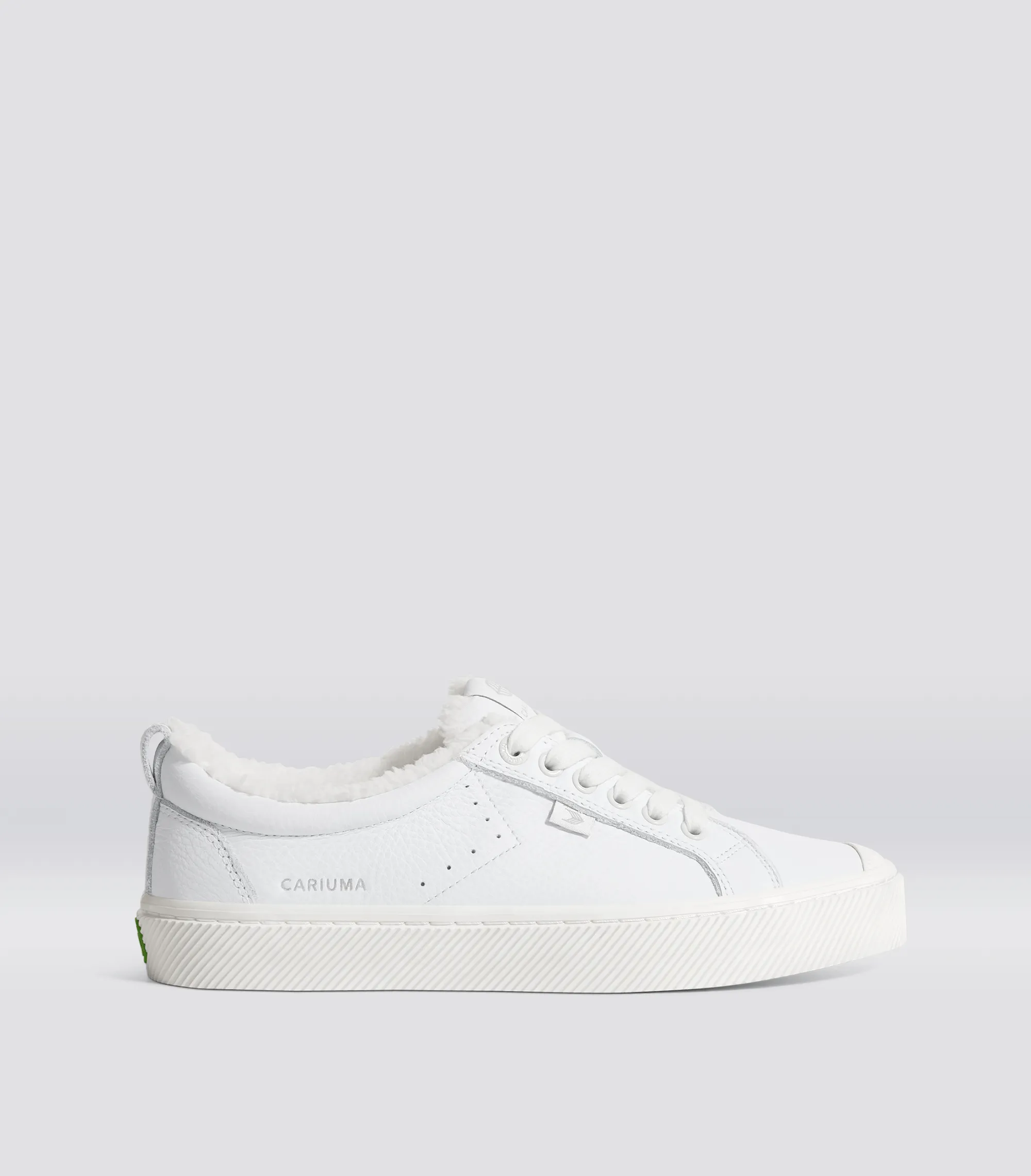 OCA Therma Low White Premium Leather Sneaker Women sold by Cariuma