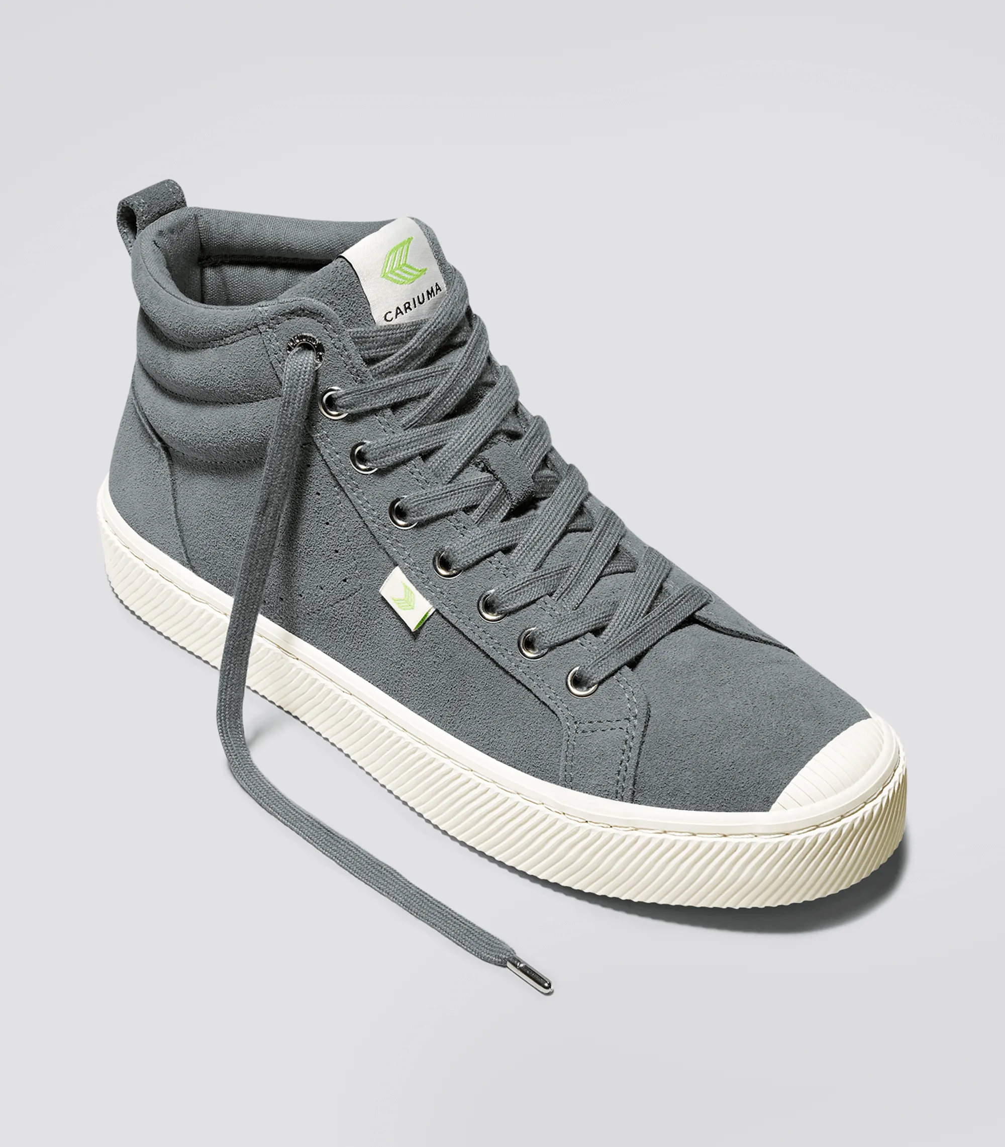 OCA High Charcoal Grey Suede Sneaker Men sold by Cariuma product image thumbnail 2