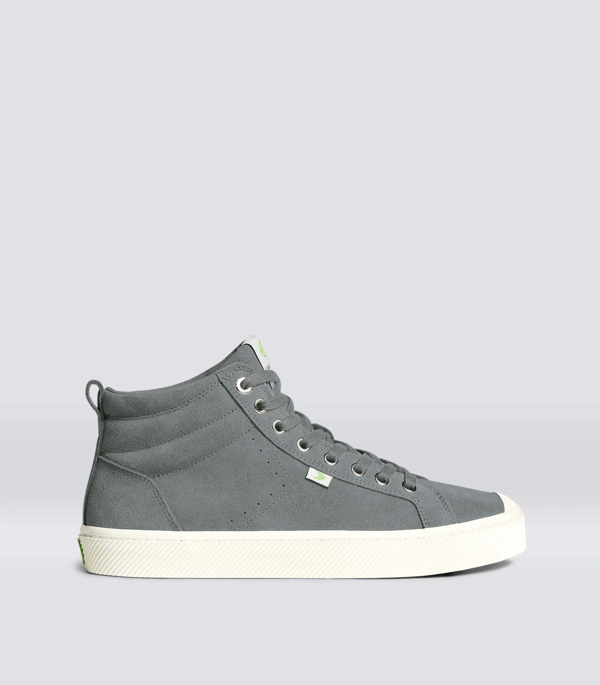 OCA High Charcoal Grey Suede Sneaker Men sold by Cariuma