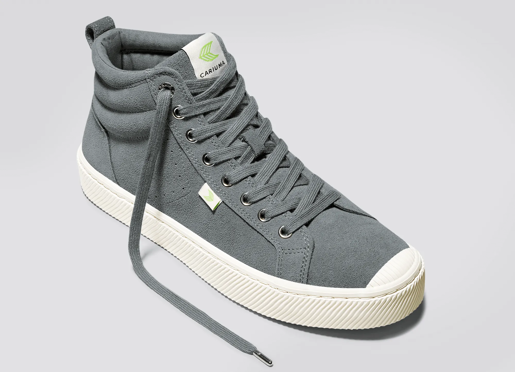 OCA High Charcoal Grey Suede Sneaker Men sold by Cariuma product image thumbnail 4