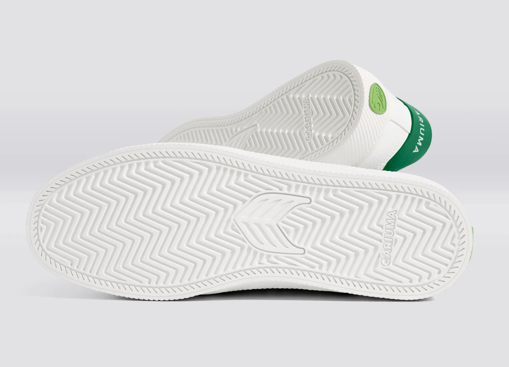 SALVAS White Premium Leather Ice Logo Green Sneaker Women sold by Cariuma product image thumbnail 5