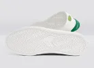 SALVAS White Premium Leather Ice Logo Green Sneaker Men sold by Cariuma