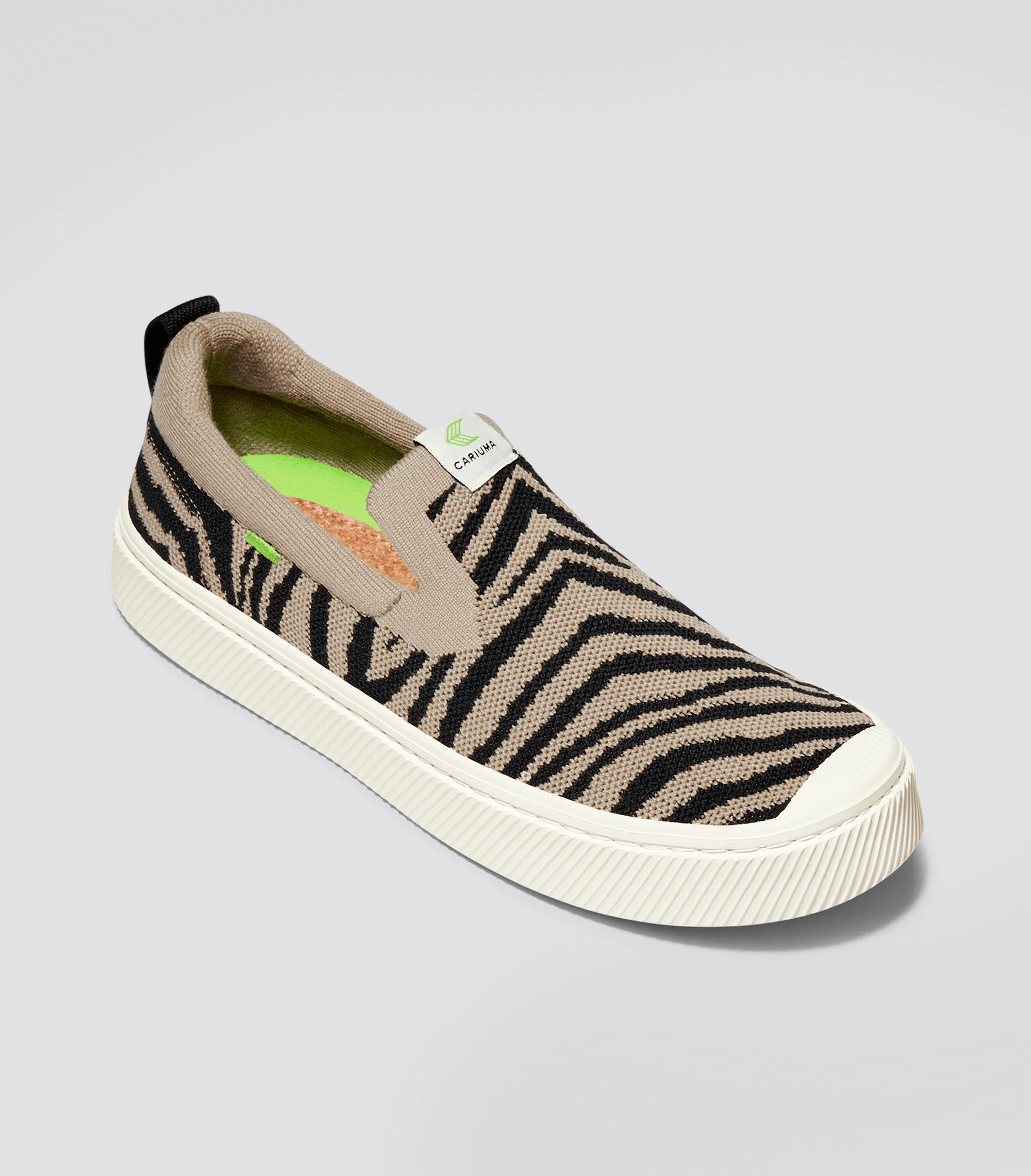 IBI SLIP-ON Zebra Print Knit Sneaker Men sold by Cariuma product image thumbnail 2