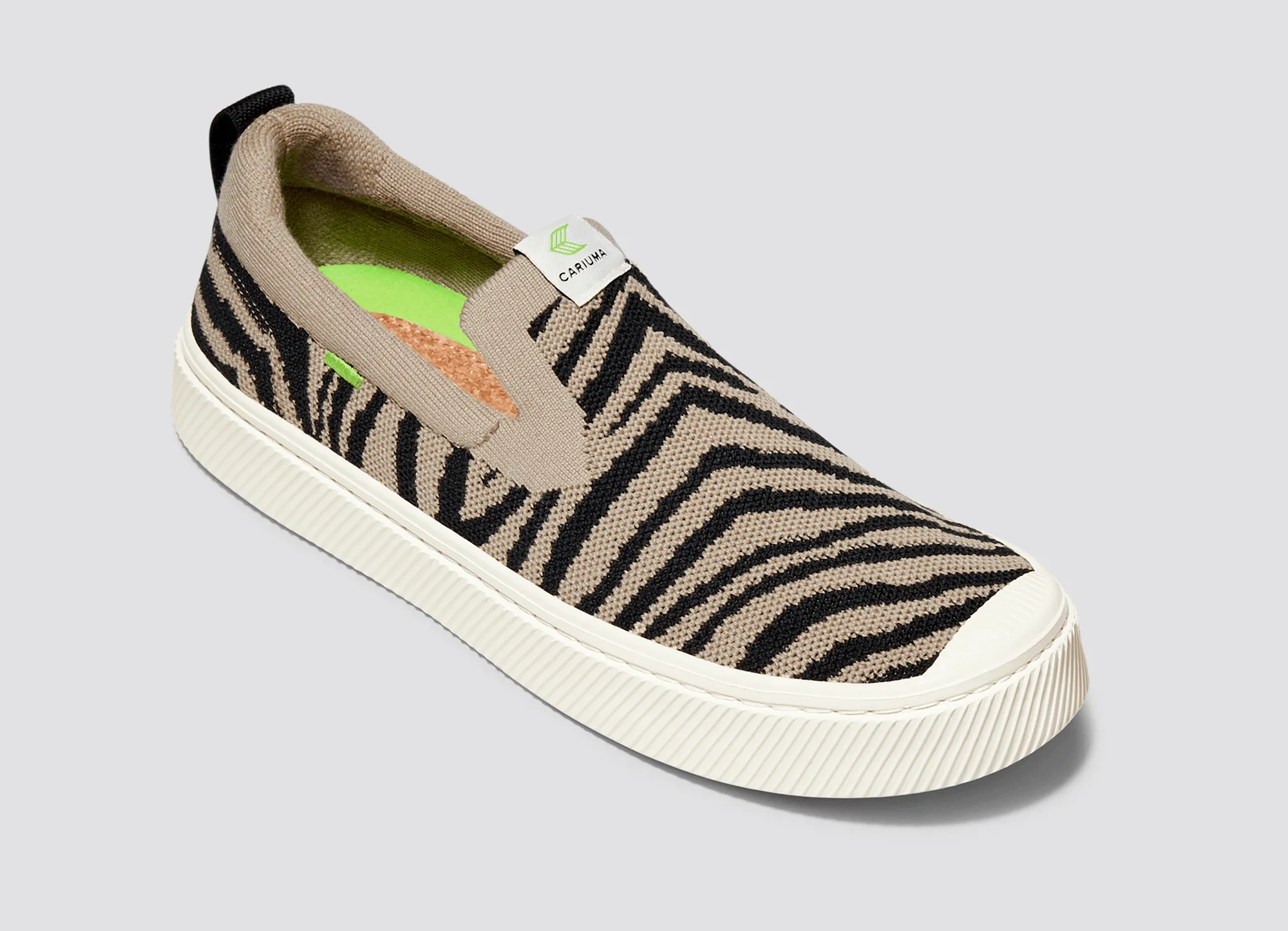 IBI SLIP-ON Zebra Print Knit Sneaker Men sold by Cariuma product image thumbnail 4