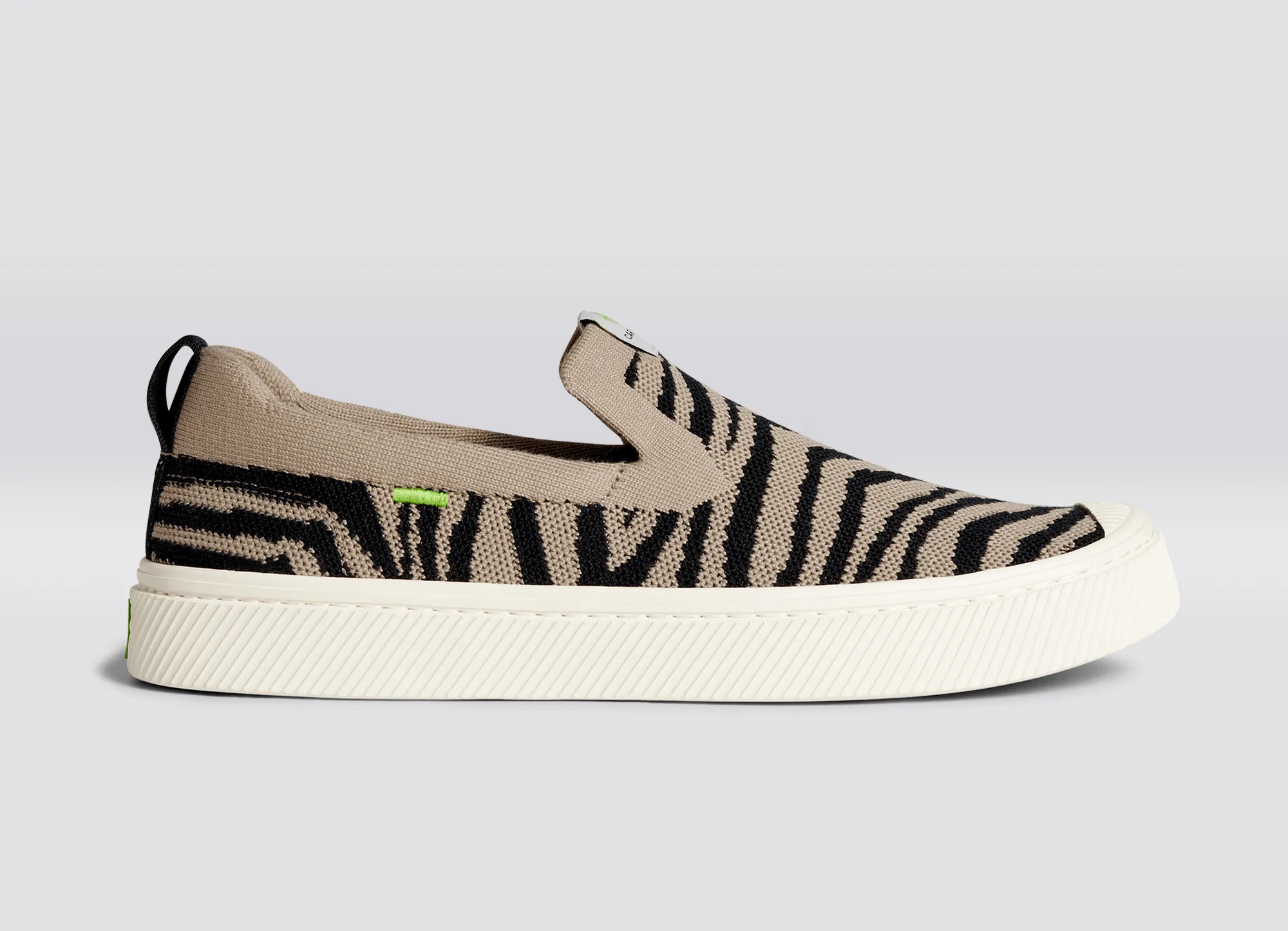 IBI SLIP-ON Zebra Print Knit Sneaker Men sold by Cariuma product image thumbnail 3