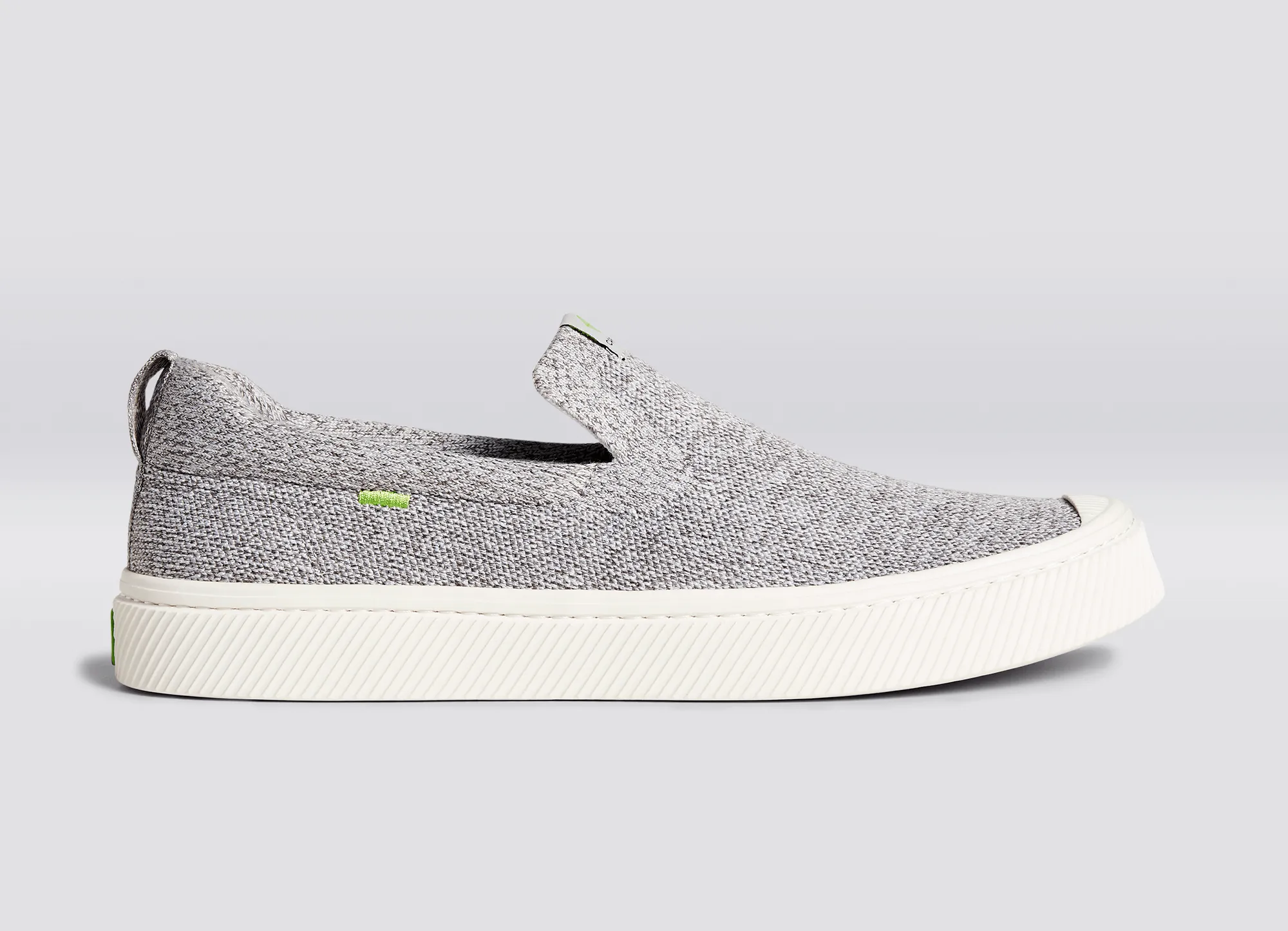 IBI SLIP-ON Stone Light Grey Knit Sneaker Men sold by Cariuma product image thumbnail 3