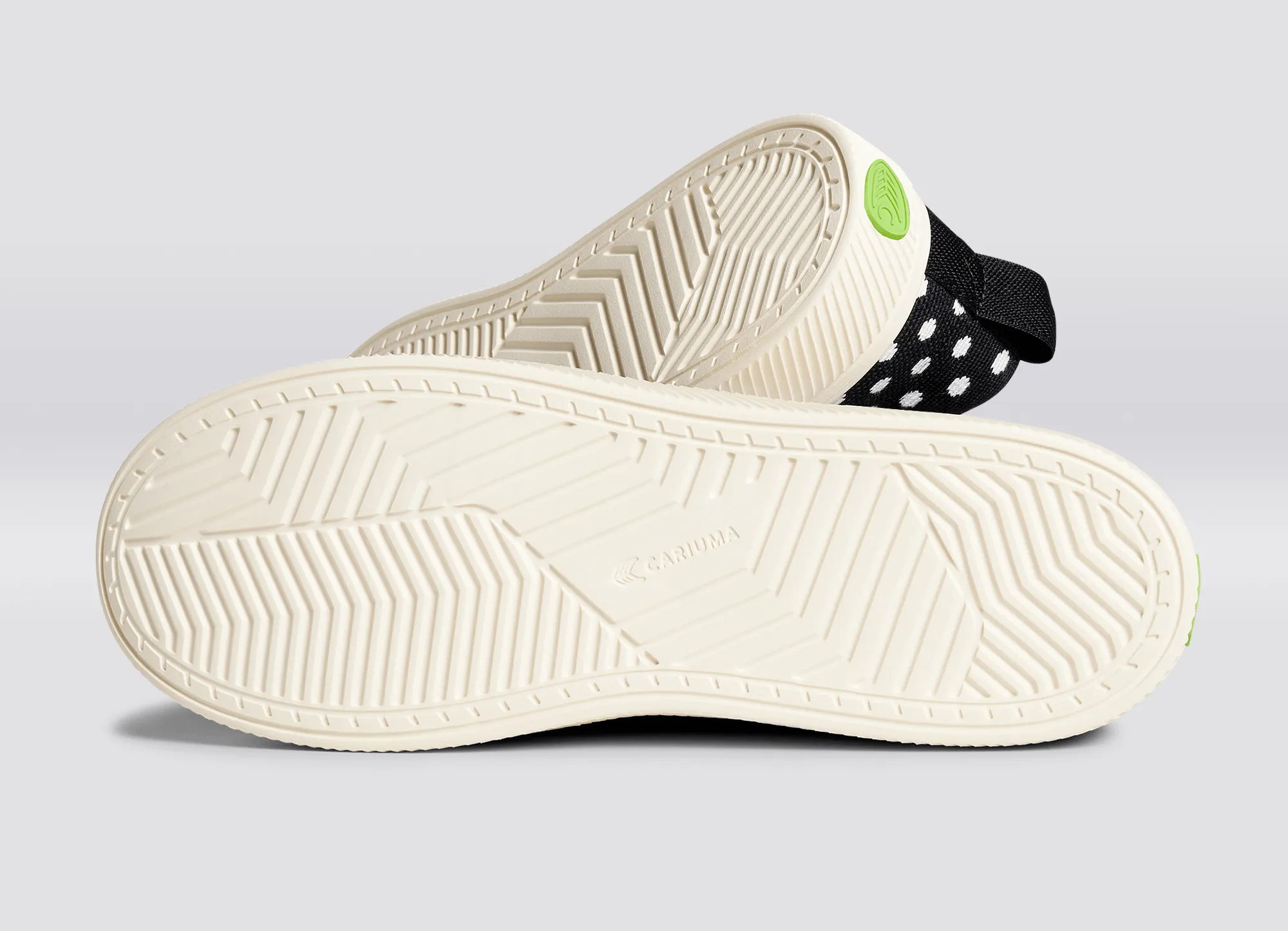 IBI SLIP-ON Black Knit White Polka Dots Sneaker Men sold by Cariuma product image thumbnail 4