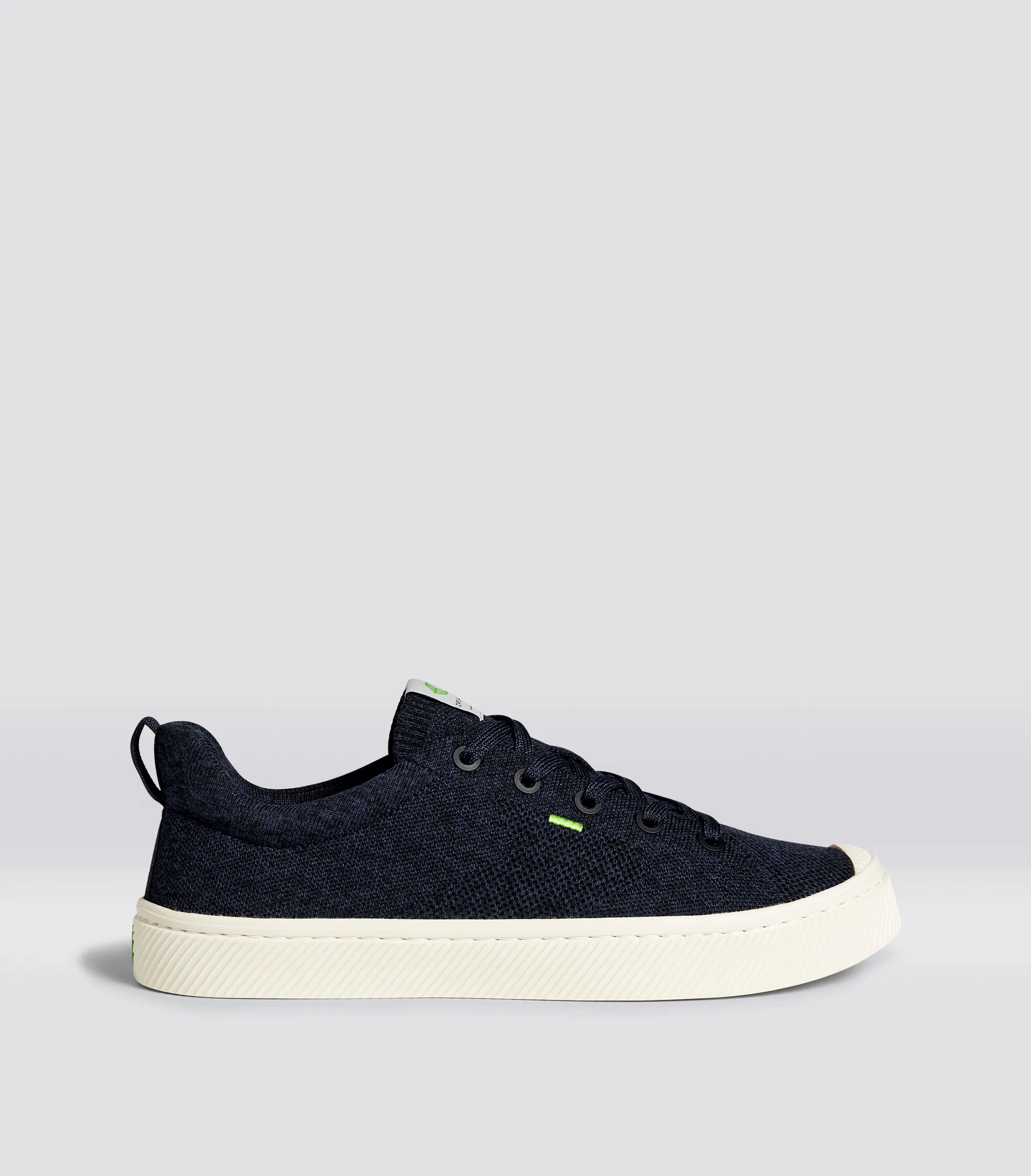 IBI Low Stone Navy Knit Sneaker Men sold by Cariuma