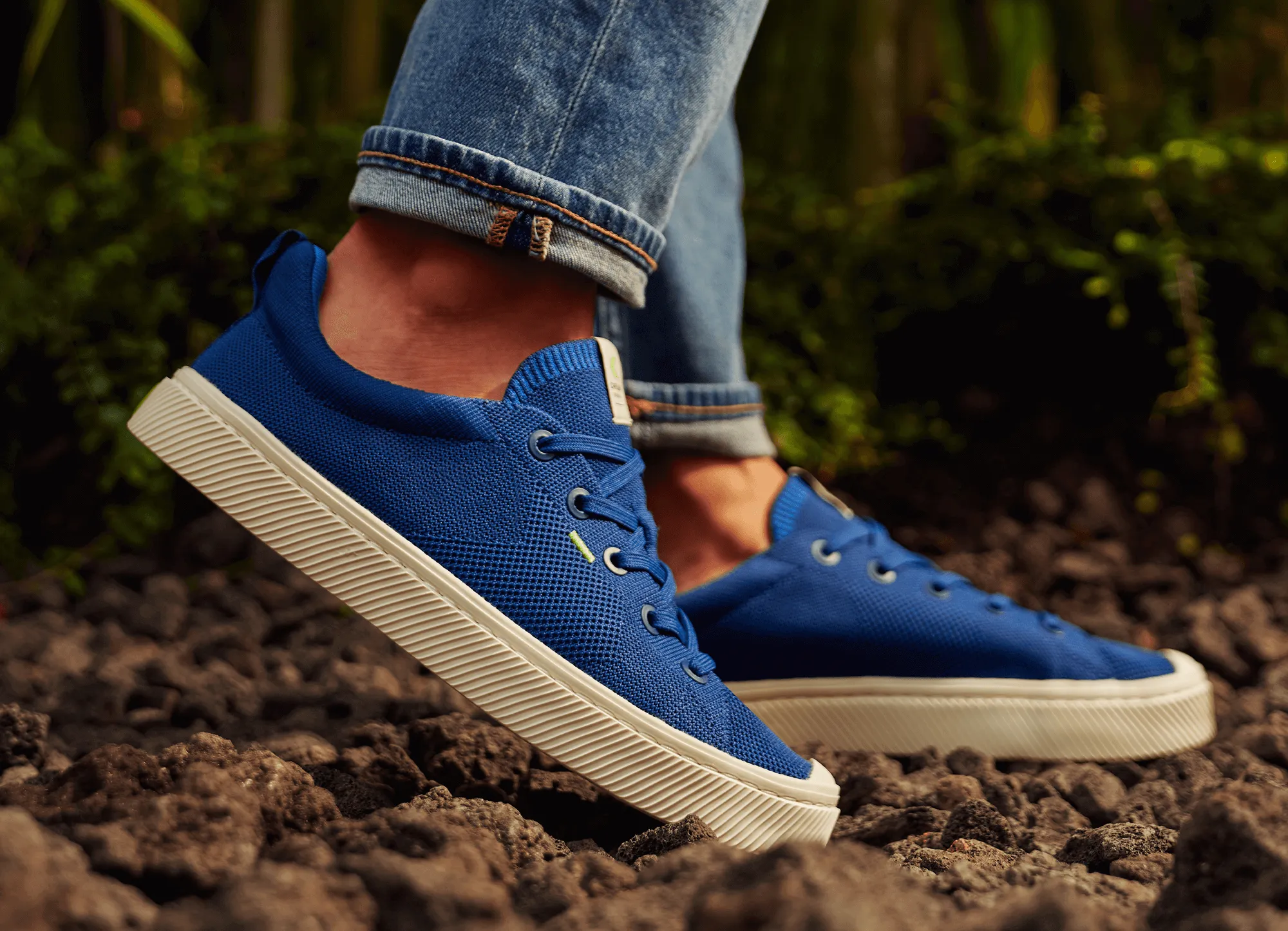 IBI Low Stone Blue Knit Sneaker Men sold by Cariuma product image thumbnail 5