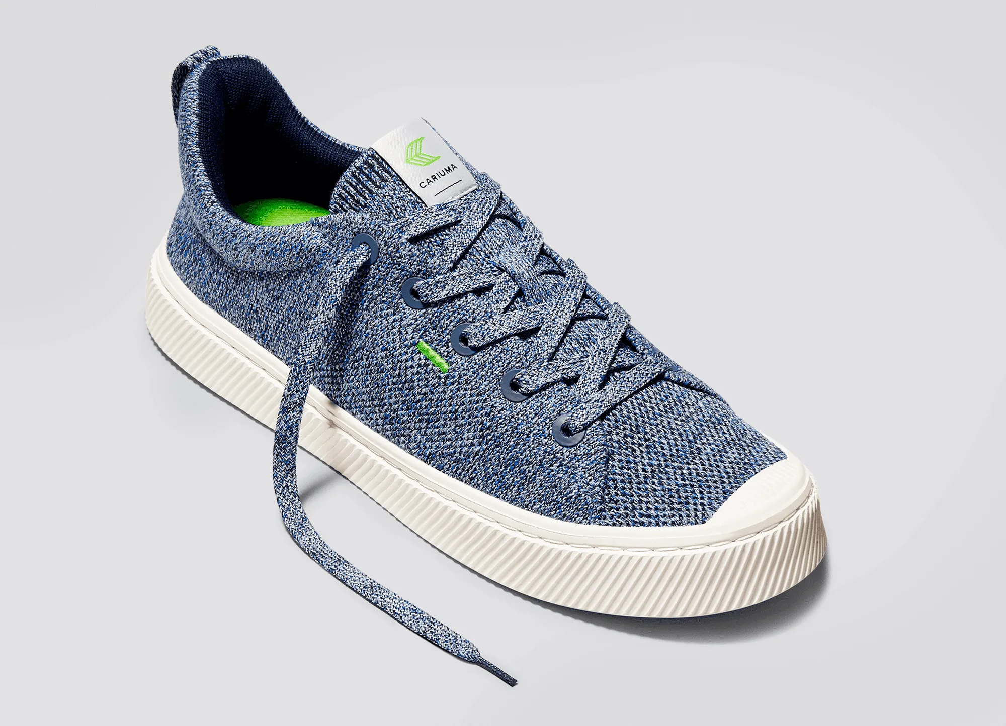 IBI Low Stone Blue Knit Sneaker Men sold by Cariuma product image thumbnail 4