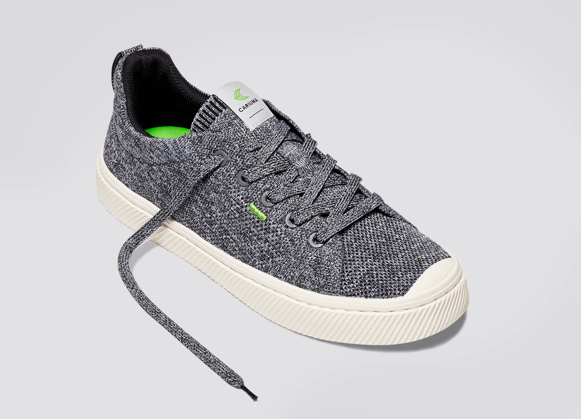 IBI Low Stone Grey Knit Sneaker Women sold by Cariuma product image thumbnail 4