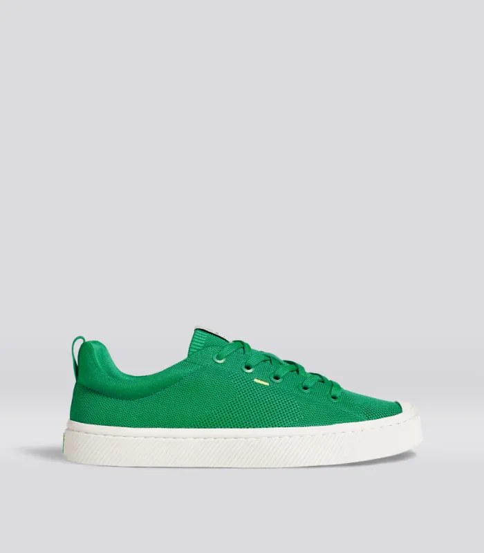 IBI Low Green Knit Sneaker Women sold by Cariuma