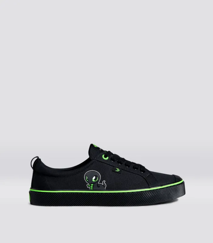 OCA Low Razer All Black Canvas Sneaker Women sold by Cariuma
