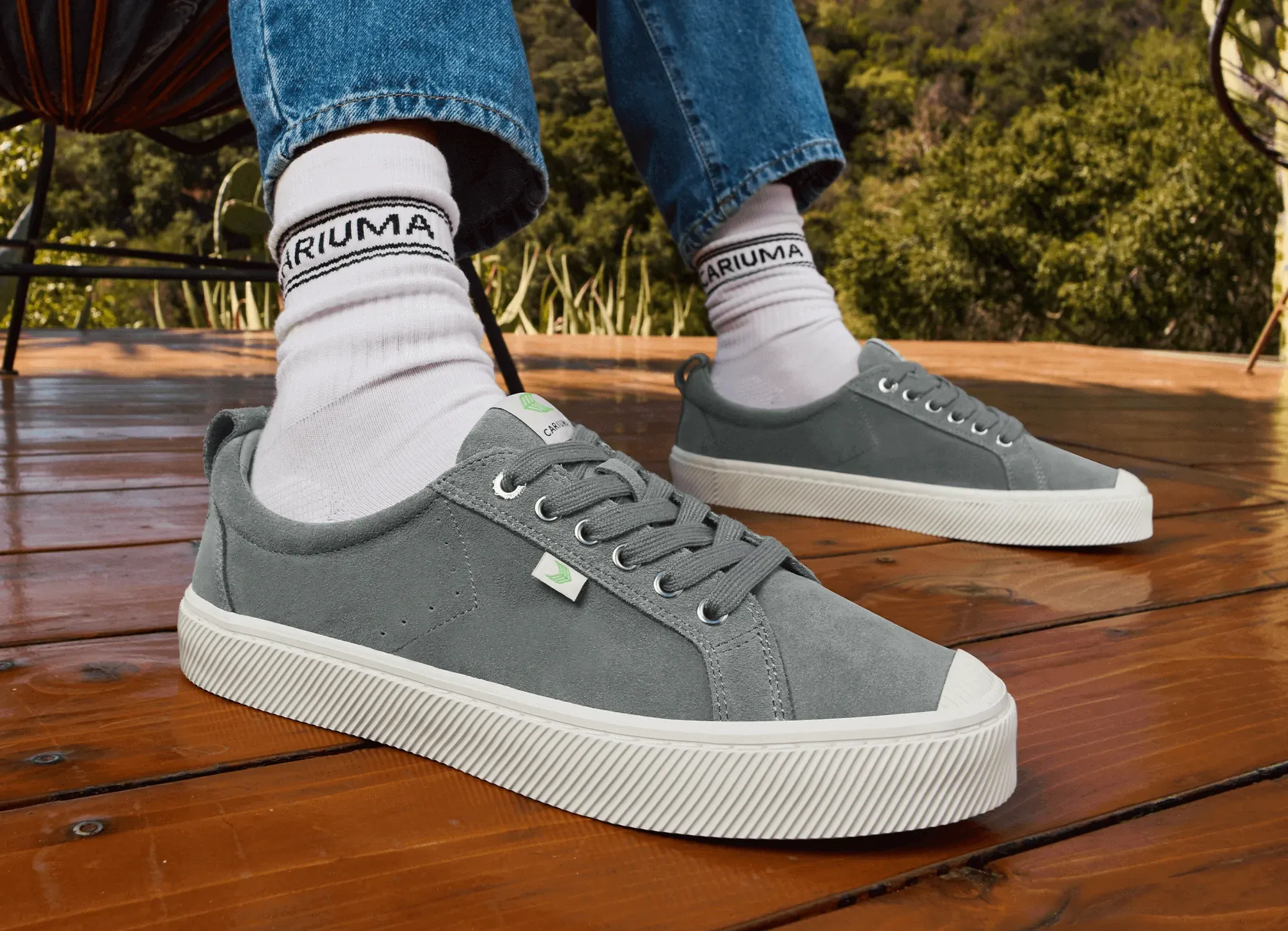 OCA Low Off-White Suede Sneaker Men sold by Cariuma product image thumbnail 4